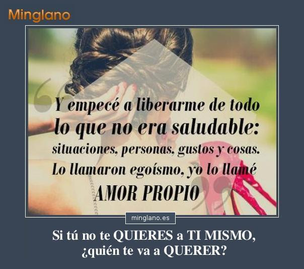 FRASES de AMOR PROPIO