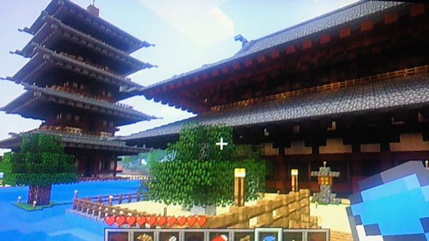 マインクラフト Minecraft Xbox 五重塔と金堂 写真共有サイト フォト蔵