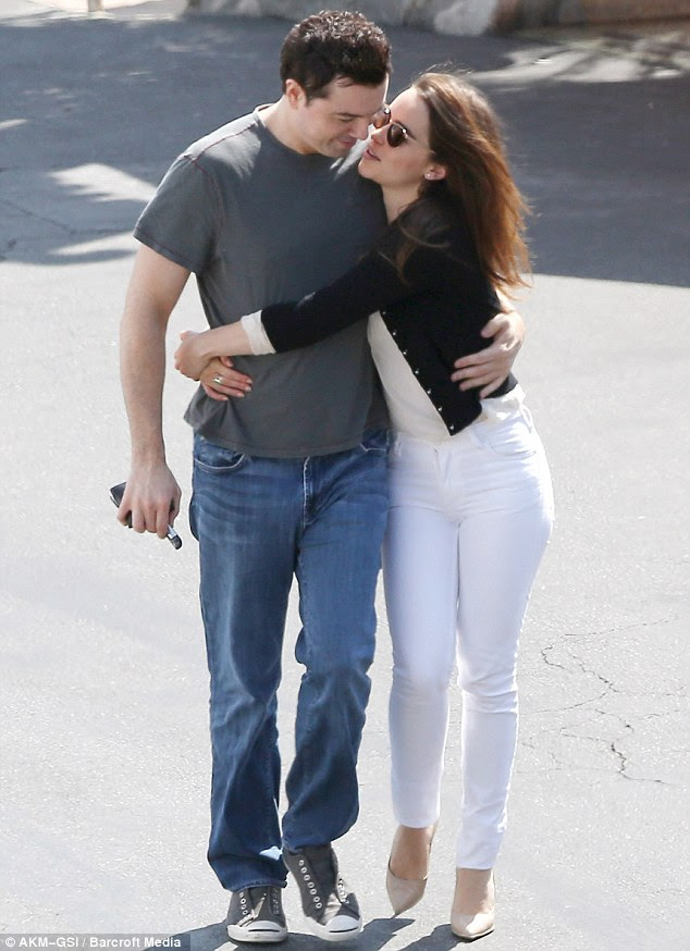 Photo of Seth MacFarlane with cool girlfriend