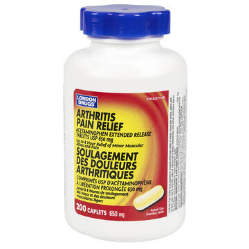 London Drugs Arthritis Pain Extended Relief - 650mg - 200 ...