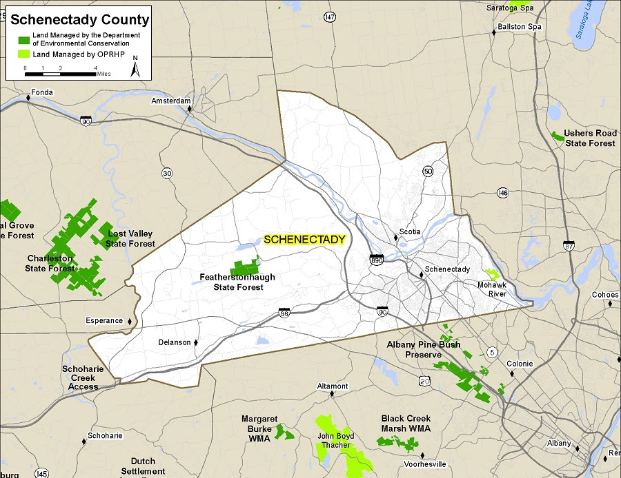 Schenectady County Map - NYS Dept. of Environmental Conservation