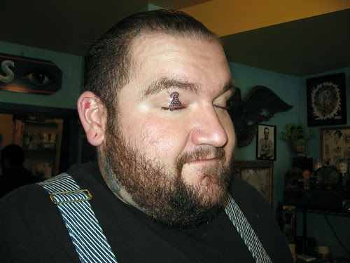 Bubba Got His Eyelid Tattooed - All Seeing Eye!