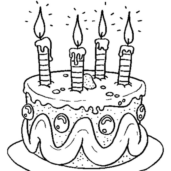 Anniversaire24 Gateau D Anniversaire 4 Ans