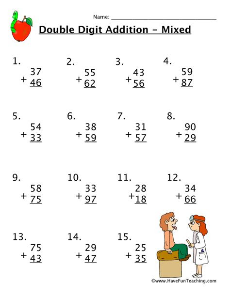 Our graded 2 digit addition sheets, including adding more than two 2 digit numbers together, are below the generator. double digit addition with regrouping worksheets for 2nd grade