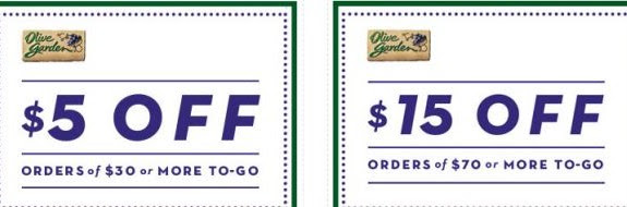 Olive Garden: $5-$15 off To-Go orders - 2 new coupons! | DiscountQueens.com