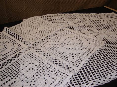 bico de crochê para toalha de mesa