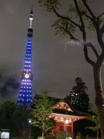 東京タワー特別ライトアップ きちんと 測る はかりびと