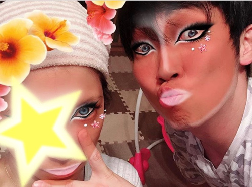 ノンスタ石田 妻との貴重なギャルメイク２shotが話題に Entame Plex