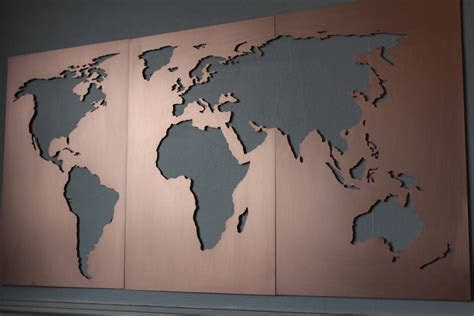 large wall art world map metal vintage world map print etsy map