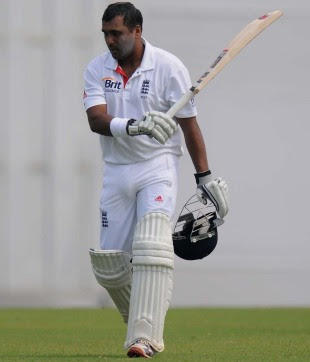 Samit Patel scored 104 for England XI in the drawn tour game against India A in Mumbai