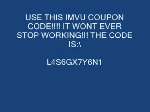 FREE IMVU COUPON CODE - YouTube