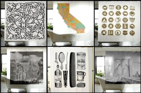 Instant Huge Super-Inexpensive Graphic Art Pieces {using a shower ...
