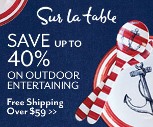 Sur La Table Up to 40% Off Outdoor Entertaining_300x250
