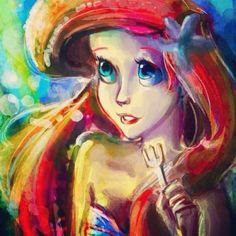 Ariel Watercolor loved her when I was little