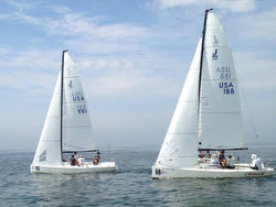 J/70 sailing Cedar Point