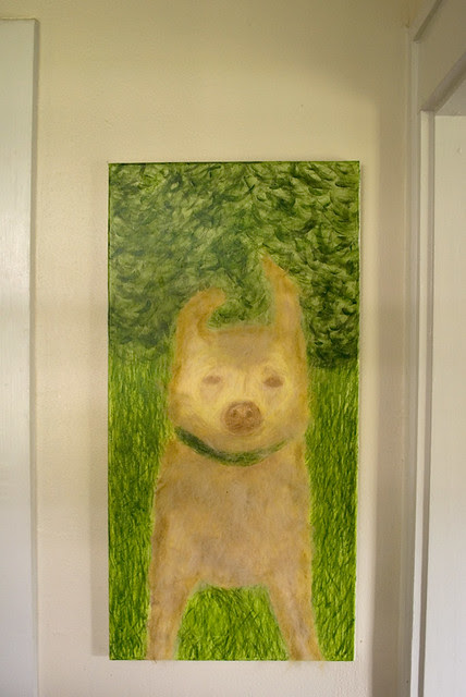 furry nacho fingerpainting