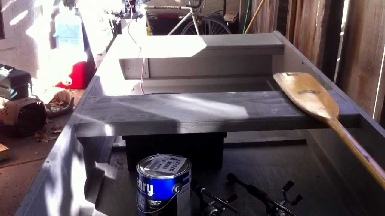DIY Cheap $60 Plywood Jon Boat! - YouTube