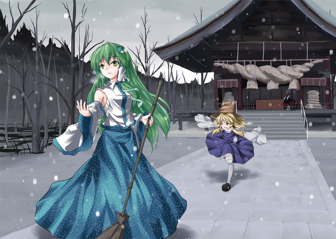 名も無き書庫 東方 東風谷 早苗 壁紙 画像 第6弾 Livedoor