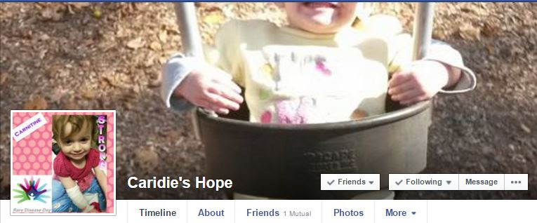 Caridie's Hope Facebook Page