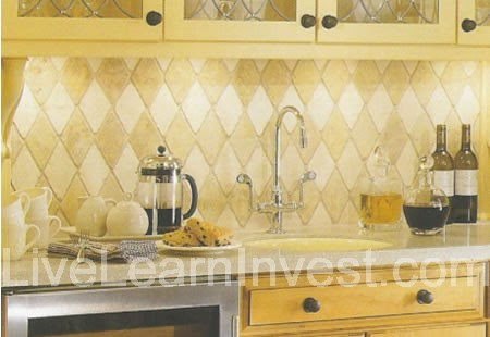  kitchen tile backsplash diamond