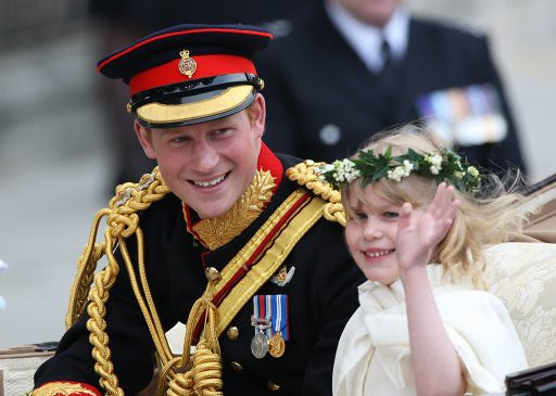 Prince Harry and The Lady Louise Mountbatten-Windsor