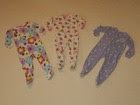 Lot Of 3 Toddler Girls Sleepers Carter's, Size 2T