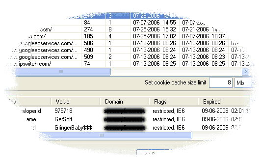 Decrypted cookies