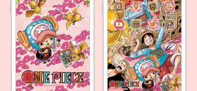 ジャンプ公式の壁紙とアイコンがいっぱい きせかえジャンプ でiphoneを模様替え 面白いアプリ Iphone最新情報ならmeeti ミートアイ