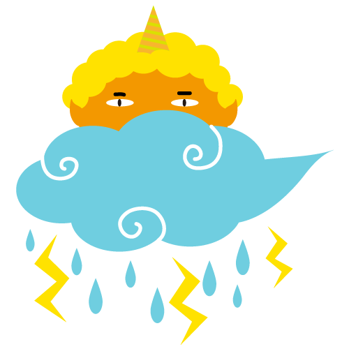 雷さま 雲の描き方 がりぼん時間