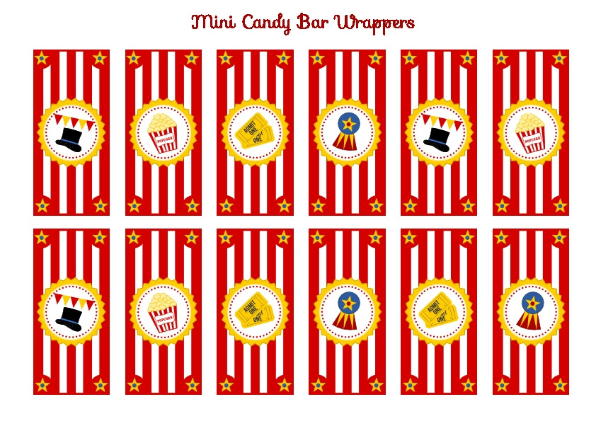 Labels Free Circus Invitation Printable Labels Circus Birthday Water Bottle Labels Paper Party Supplies