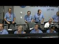 Video NASA control room during touchdown of Curiosity