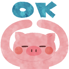 ぶたたイラスト ｏｋ ぶたた Decosmith