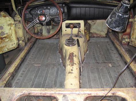 charles burdicks  mgb gt journal floor pans   mg experience