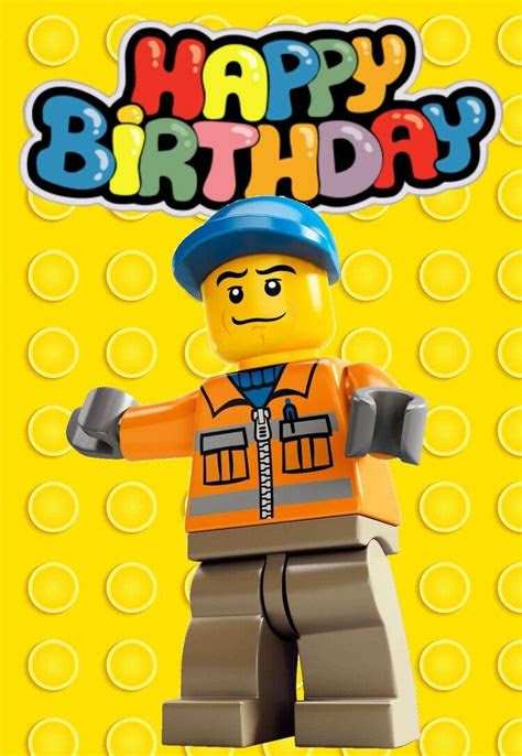 With these templates, you can easily create custom birthday cards, invitations, decorations, and more. lego birthday cards birthday cards for boys lego birthday