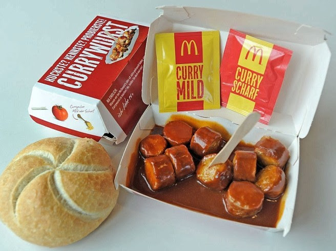 McDona;d's German McCurrywurst