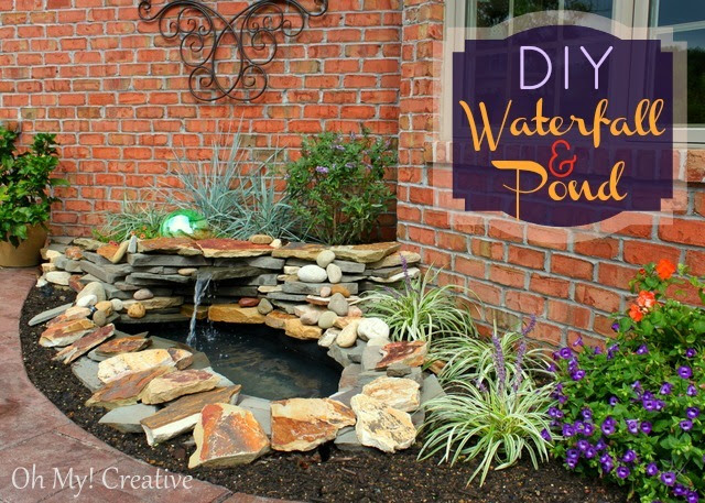 Landscaping: Diy Small Garden Waterfall