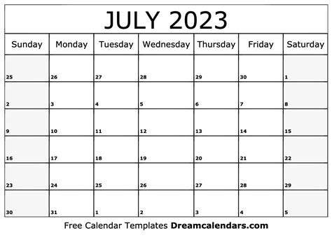 Calendars are easy to save as pdf document or print;; download printable july 2023 calendars
