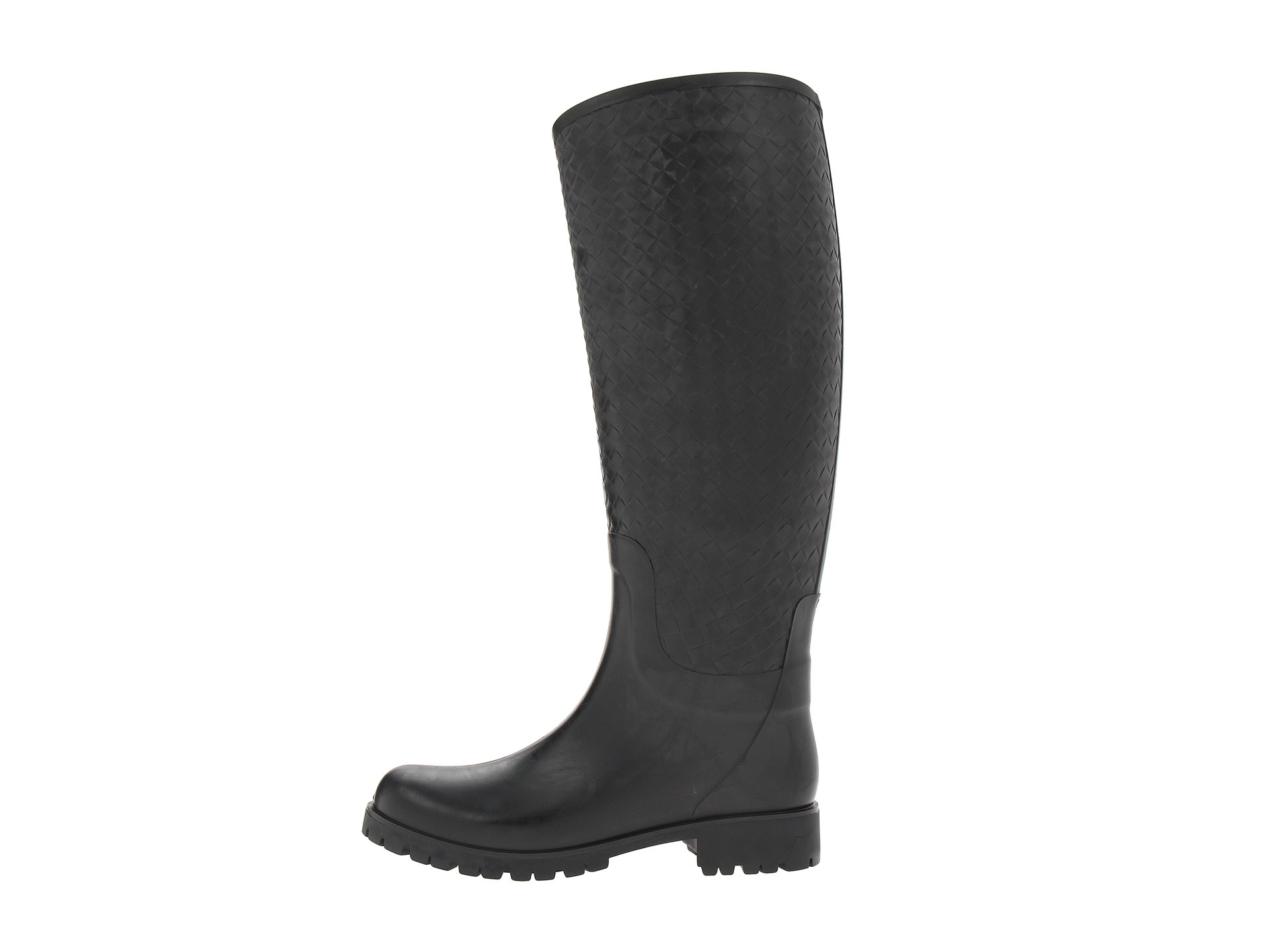 Bottega Veneta High Top Rain Boot Nero - Zappos Free Shipping BOTH ...