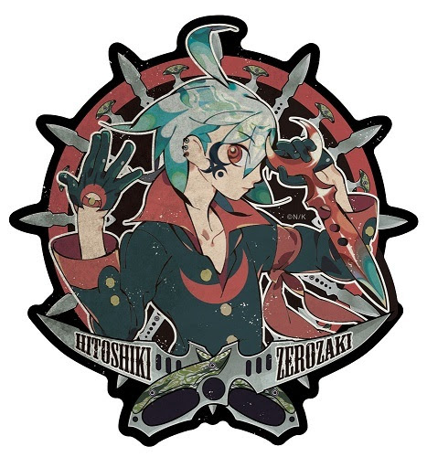 Cdjapan Nishio Ishin Daijiten Zaregoto Series Travel Sticker 12 Hitoshiki Zerosaki Collectible