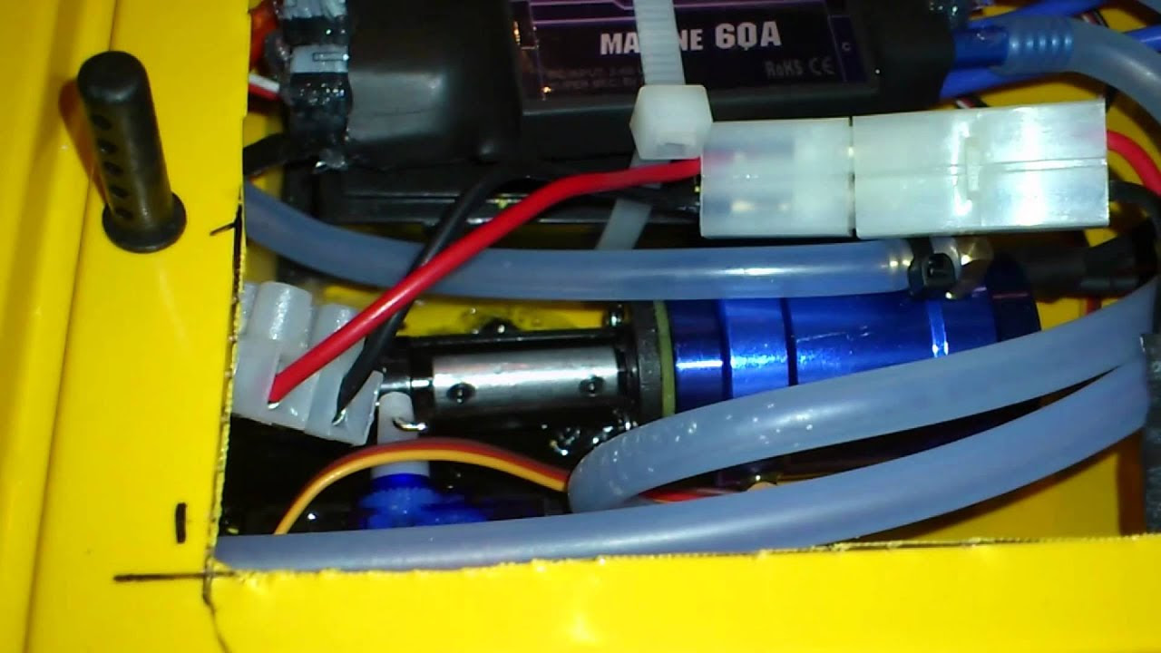 RC TRAIL BRUSHLESS NQD JET BOAT BUILD PART 2 - YouTube