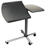 Split-Top Laptop Caddy! Portable Adjustable Rollin
