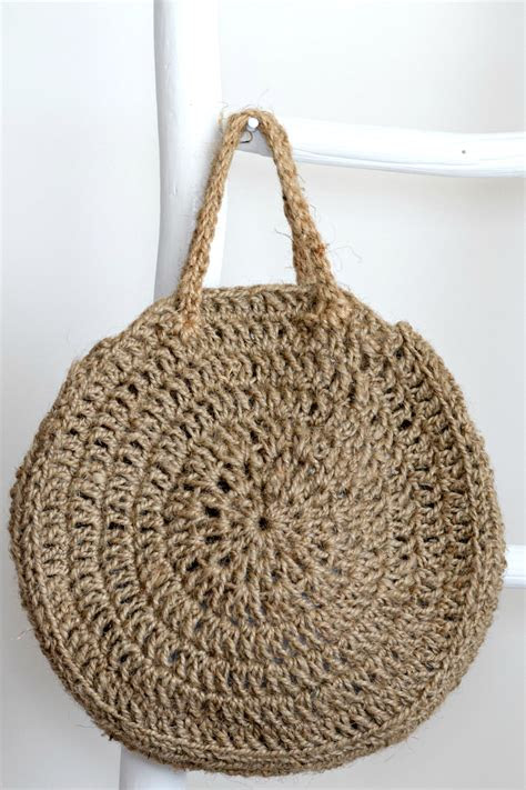 crochet summer circle bag crochet pattern
