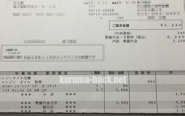 アクアのエンジンオイルの交換する方法と料金の違い クルマハック 車を高く売る方法