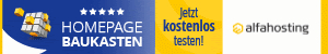 Webhosting inkl. Homepagebaukasten!