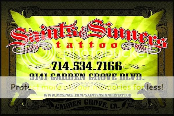 Saints & Sinners Tattoo