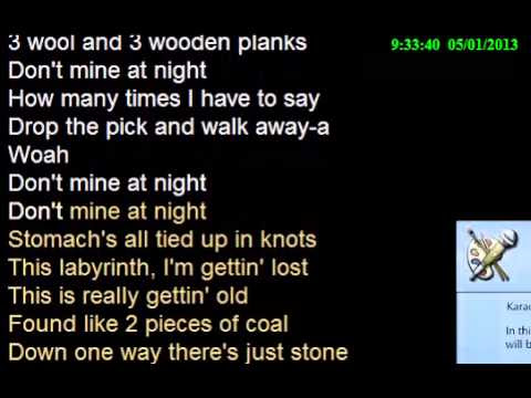 [Karaoke with Lyrics] Don't Mine At Night - BebopVox - YouTube