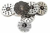Silver Wide Discs Ladies Belt