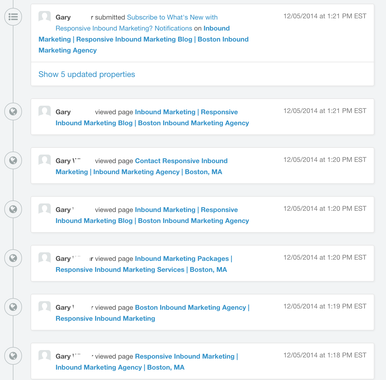 hubspot-timeline