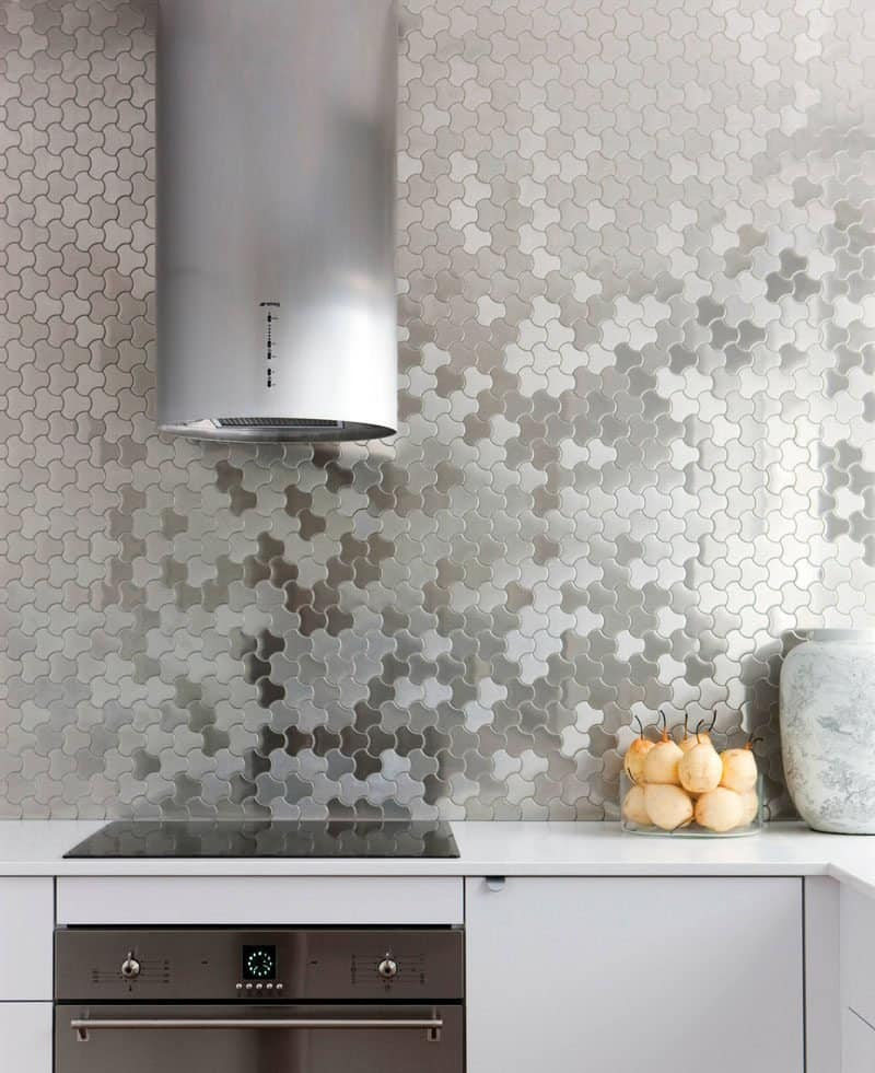 Modern kitchens are equipped alongside backsplash to serve several functions Stainless Steel Backsplash