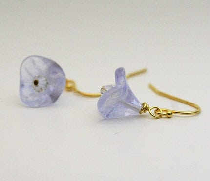 SALE - Flower Garden Earrings - Mauve